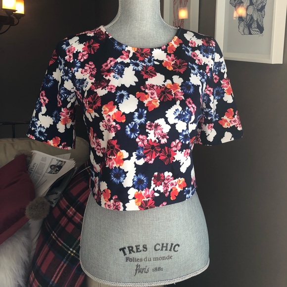 Express floral crop top - Picture 2 of 8